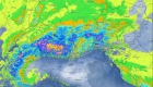 Sneeuw en Regen onderweg naar de Alpen